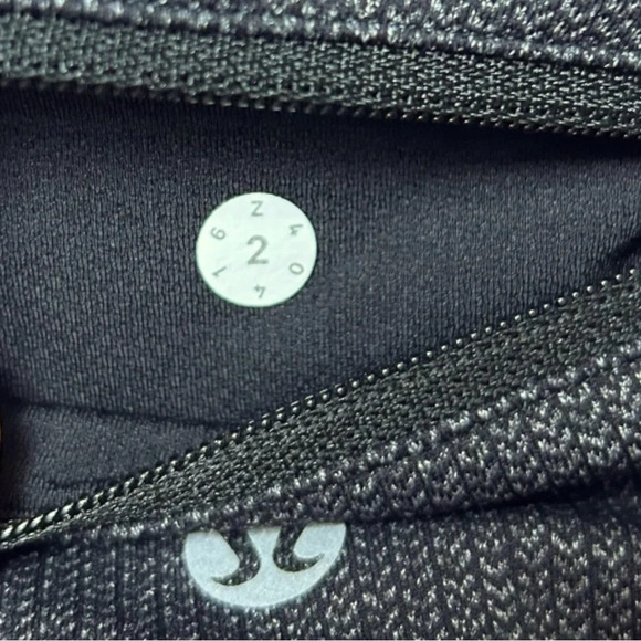 Lululemon Speed Tight V Variegated Knit Black 2 - Picture 14 of 14